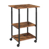 HOOBRO Mobile Printer Stand 3-Tier Printer Cart Projector Cart Industrial Style