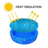 NEW Blue Solar Thermal Blanket Tub & Spa Pool Bubble Cover 5FT Round