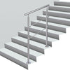 Stainless Steel Hand Rail Balustrade 0-3 Cross Bar Home Garden Safety Stair Rail