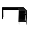 L-Shaped Corner Computer Desk Office Workstation Wooden Table Bookshlef