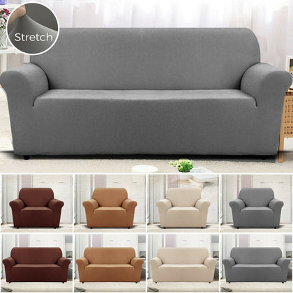 Sofa Covers 1 2 3 Seater Elastic Stretch Settee Sofa Slip Cover Protector Couch