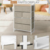 5|6|8 Draws Fabric Chest of Drawer Bedroom Furniture Hallway Storage Metal Frame