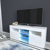 Modern TV Unit Cabinet Stand Sideboard Matt body and High Gloss Doors LED Lights