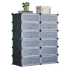 12 Cube DIY Closet Cabinet Cupbpard Shoe Storage Organizer Shoe Shelf Holder BN