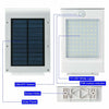 72 LED Solar Powered PIR Motion Sensor Light Outdoor Garden Security Wall Lights