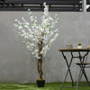 Artificial Branch Cherry Blossom Silk Flower Tree Party Home Decor Pink/White UK
