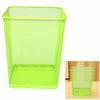 Mesh Bins Waste Rubbish Paper Wastebasket Trash Can Dustbin Metal Square Bin New