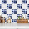 18/90pcs Kitchen Bathroom Mosaic Tile Stickers Self-Adhesive Waterproof Decal