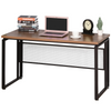 Large Home Office Desk Industrial Brown Laptop Study Workstation Table Vintage