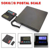 50KG 110lb Digital Postal Scale Kitchens Letter Parcels Weighing Platform Scales