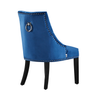 Windsor Tufted Studded Velvet Dining Accent Chair Victoria Door Knocker 1/2/4/6