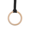 2X Wooden Gymnastic Rings Fitness Training Strength Home Gym Workout Bodyweight