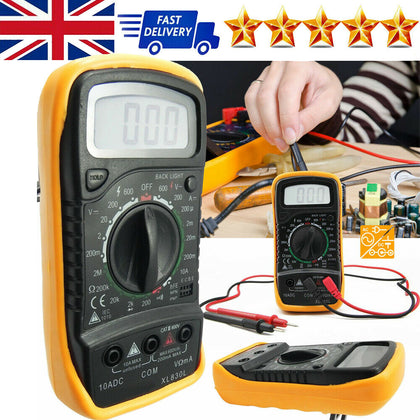 New Handheld 9V LCD Digital Multimeter AC DC OHM Current Tester Electrical Auto