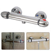 Bathroom Thermostatic Shower Bar Mixer Valve Tap Chrome Bottom Modern Desgin