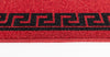 Machine Washable Non Slip Greek Key Kitchen & Hall Runners Rugs Mats Black Grey