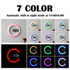 LED 3D Digital Wall Clock Alarm Date Temperature Table Night Light Hom