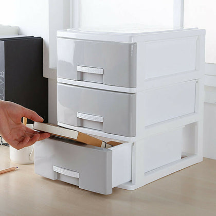 2/3 Drawer Desktop Sorting Storage Desk Organizer Home Office Table Draw Cabinet