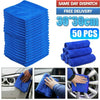 50X LARGE CLEANING AUTO CAR DETAILING POLISHING SOFT CLOTHS WASH TOWEL DUSTER
