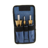 3pcs LARGE HSS STEP CONE DRILL TITANIUM BIT SET HOLE CUTTER + STORAGE POUCH