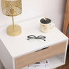 Wooden Bedside Table with Drawer Nightstand Cabinet Storage Bedroom Furniture