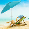 Garden Beach Patio Tilting Tilt Umbrella Parasol Sun Shade UPF 50+ Protection 2M