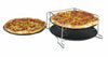 4 Piece Pizza Tray Set Serving Plate Baking Tin Oven Grill Rack Non Stick Trays