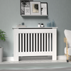 White Radiator Cover Grill Shelf Cabinet MDF Wood Modern Traditional Furniture