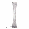 145cm Aluminium Metal Bright White LED Spiral Lounge Floor Light Lamp