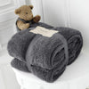 Large Soft Warm Cuddly Teddy Bear Fleece Blanket Throw Sofa Bed Double King