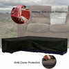 Waterproof Furniture Cover Garden Rattan Corner Outdoor Sofa Protector L-Shape