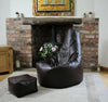 Beanbag Arm Chair Adult GAMING Bean Bag Faux Leather Game XL Seat with Footstool