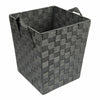 Woven Waste Paper Bin Basket With Hollow Handle, Available in 3 colours