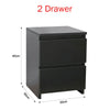 Modern Bedside Table Cabinet 2/3/4 Chest of Drawers Storage Nightstand Bedroom