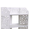 Large 4 Tiers Shoe Rack Storage Shelf Display Stand Organiser Unit Cabinet White