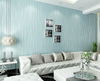 Modern Style Solid Color Wallpaper Non-woven Textured Plain 10m For Living Room
