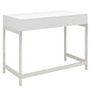 COMPUTER DESK WITH 2 STORAGE DRAWERS HOME OFFICE STUDY WRITING DESK WOODEN TABLE