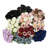 10 Heads Silk Rose Artificial Flowers Fake Bouquet Buch Wedding Home Party Decor