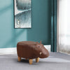 Animal Footstools Upholstered Ottoman Cushion Padded Seat Rest Stool Pouffe Gift