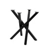 Industrial Table Legs 4pcs Cross Steel Furniture Feet Dining Coffee Table Legs