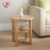 Small Oak Side Lamp Plant Coffee Table Hallway Room Furniture Living Room