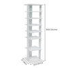 White 7-tier Shoe Storage Rack Stand Organiser Unit Shoe Shelf Portable