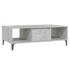 Home Coffee Table Concretre Grey 103.5x60x35CM Chipboard Great