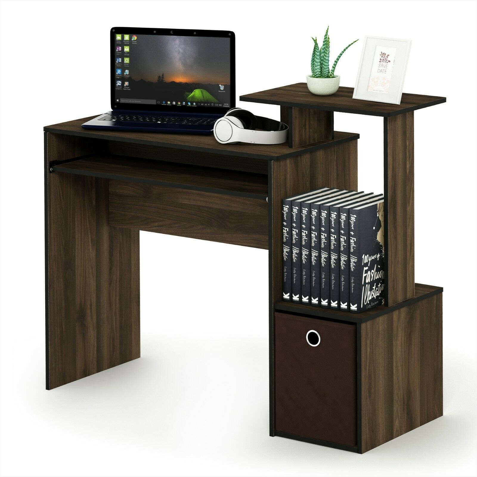 Furinno laptop deals computer desk