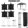 3x3M PopUp Outdoor Waterproof Heavy Duty Party Gazebo Marquee Canopy W/Sandbag
