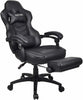 Executive Racing Gaming Chair Swivel Office Computer Ergonomic Recliner PU Black