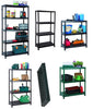 PLASTIC SHELVING SHELVE SHELF RACKING RACK ORGANISER HEAVY DUTY 3, 4, 5 TIER