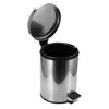3/5L S/LESS STEEL SILVER PEDAL BIN KITCHEN BATHROOM TOILET RUBBISH Detachable