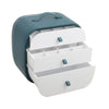 3 Tier Drawer Storage Box Portable Underwear Bra Socks Tidy Divider Jewelry Case