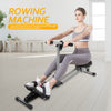Foldable Rowing Machine Rower Hydraulic Resistance Cardio Fitness Gym Workout #