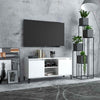 White High Gloss TV Stand Unit Modern Media Cabinet Large Cupboard Door Shelf